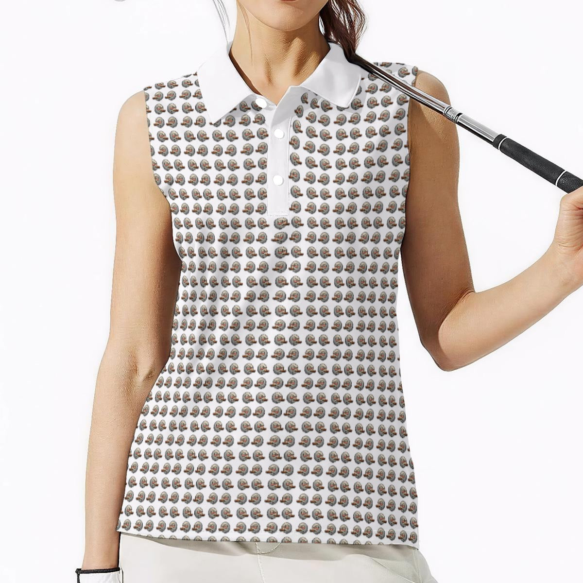 Infinite Smokes Women's Sleeveless Polo