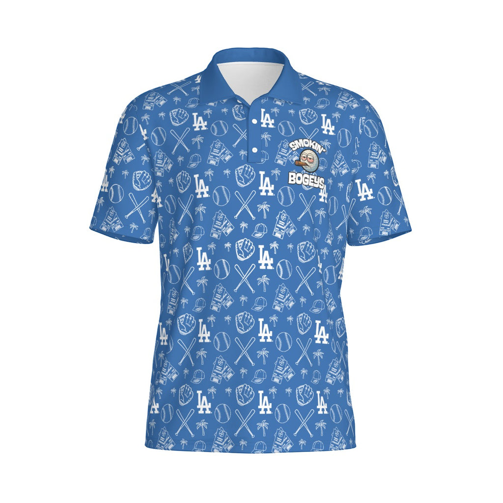 Dodgers x Smokin' Bogey's Print Men's Polo