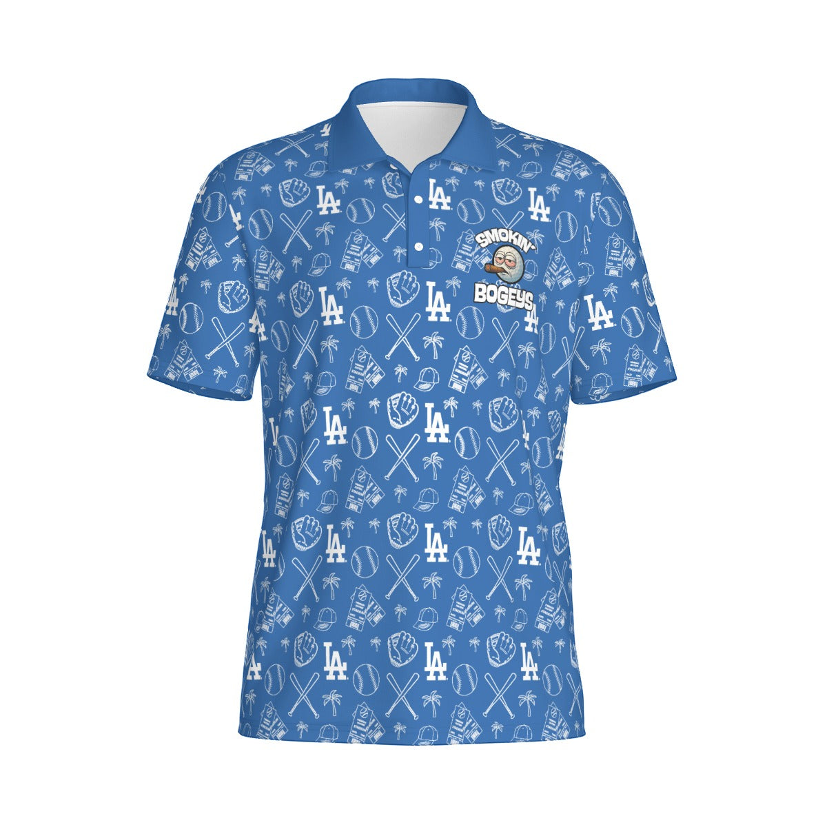 Dodgers x Smokin' Bogey's Print Men's Polo