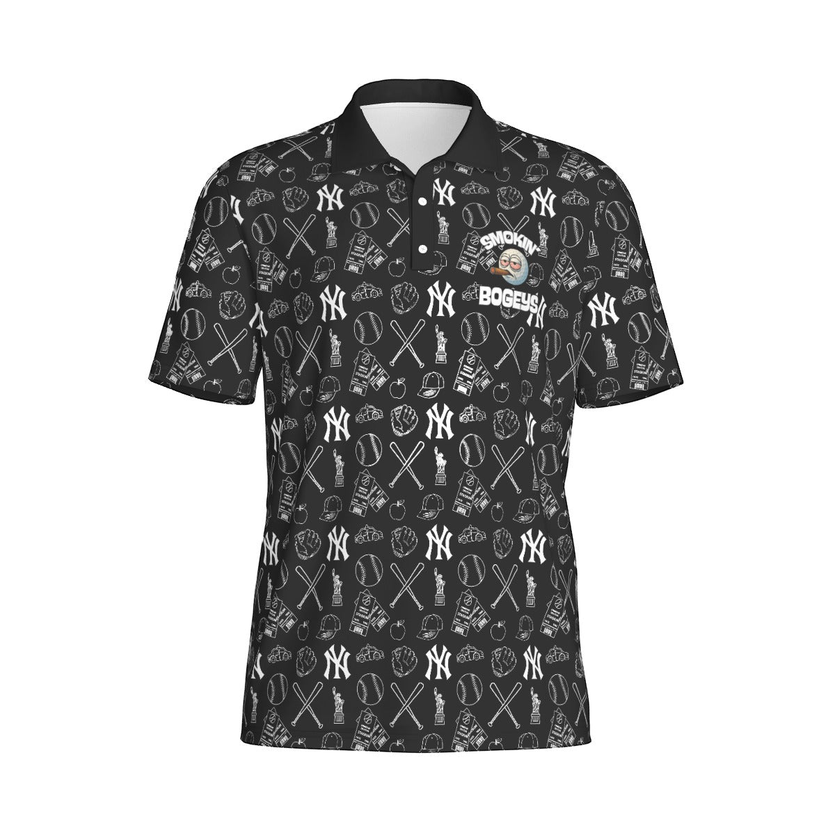 Yankees x Smokin' Bogey's Print Men's Polo