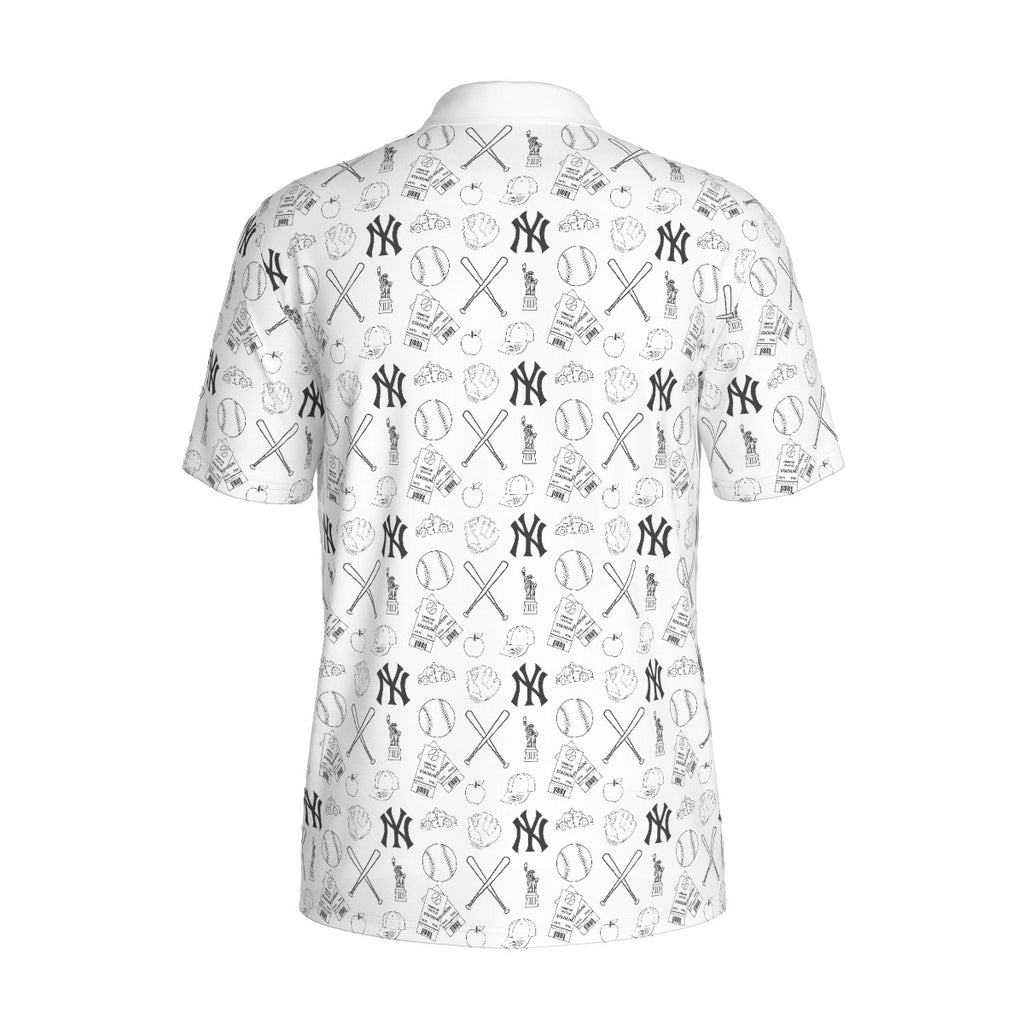 Yankees x Smokin' Bogey's Print Men's Polo