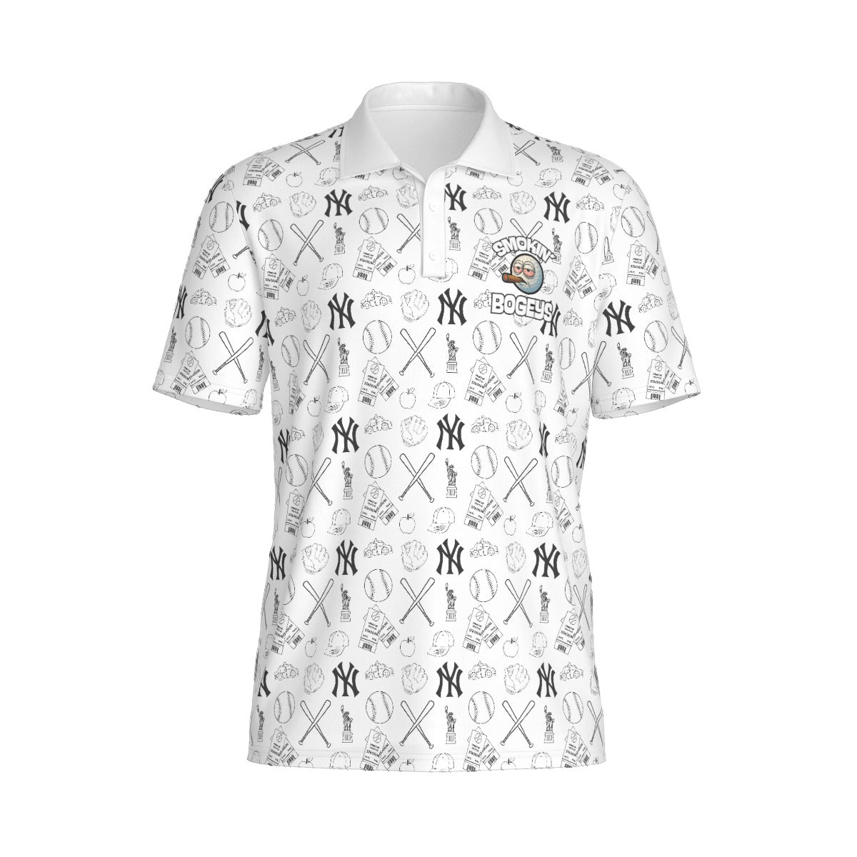 Yankees x Smokin' Bogey's Print Men's Polo