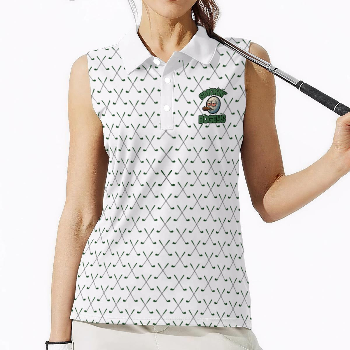 Fairway Foulard Women's Sleeveless Polo