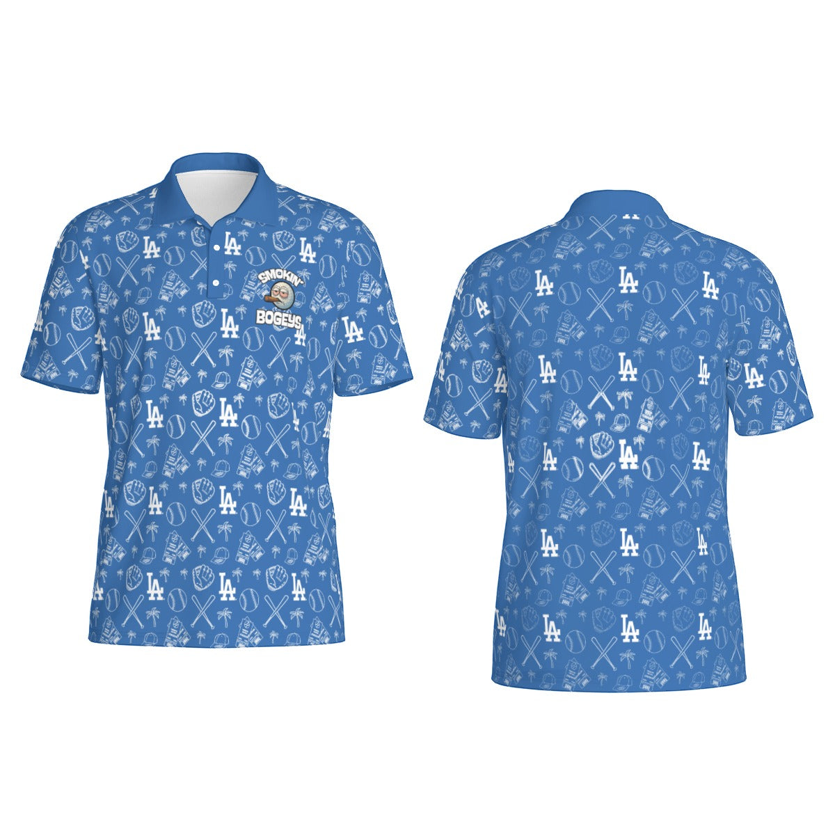 Dodgers x Smokin' Bogey's Print Men's Polo