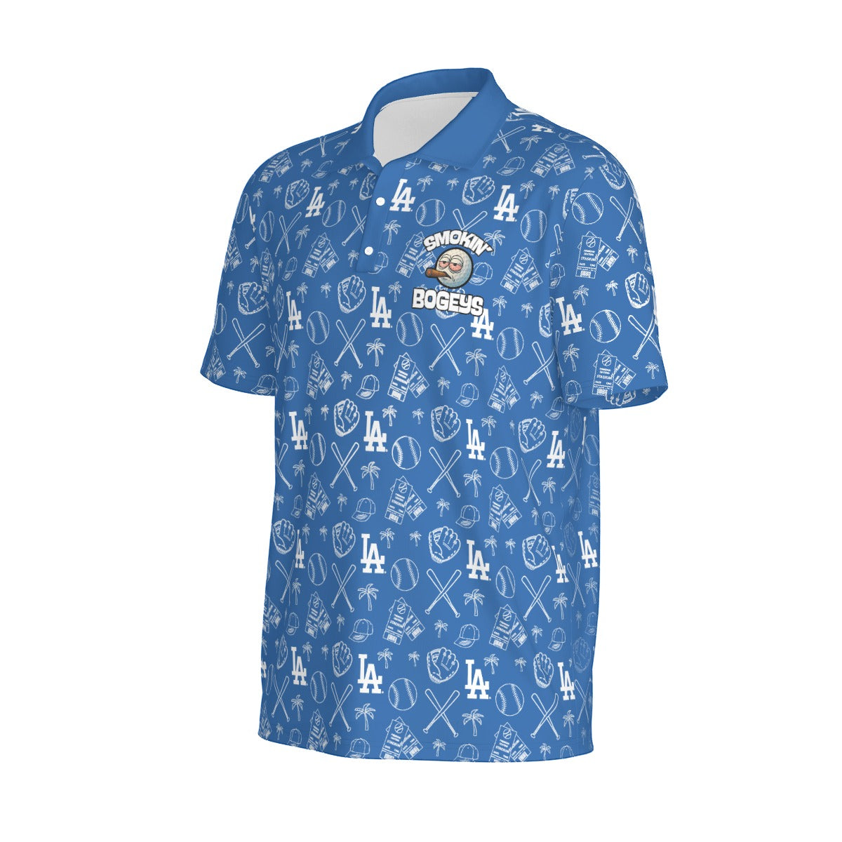 Dodgers x Smokin' Bogey's Print Men's Polo