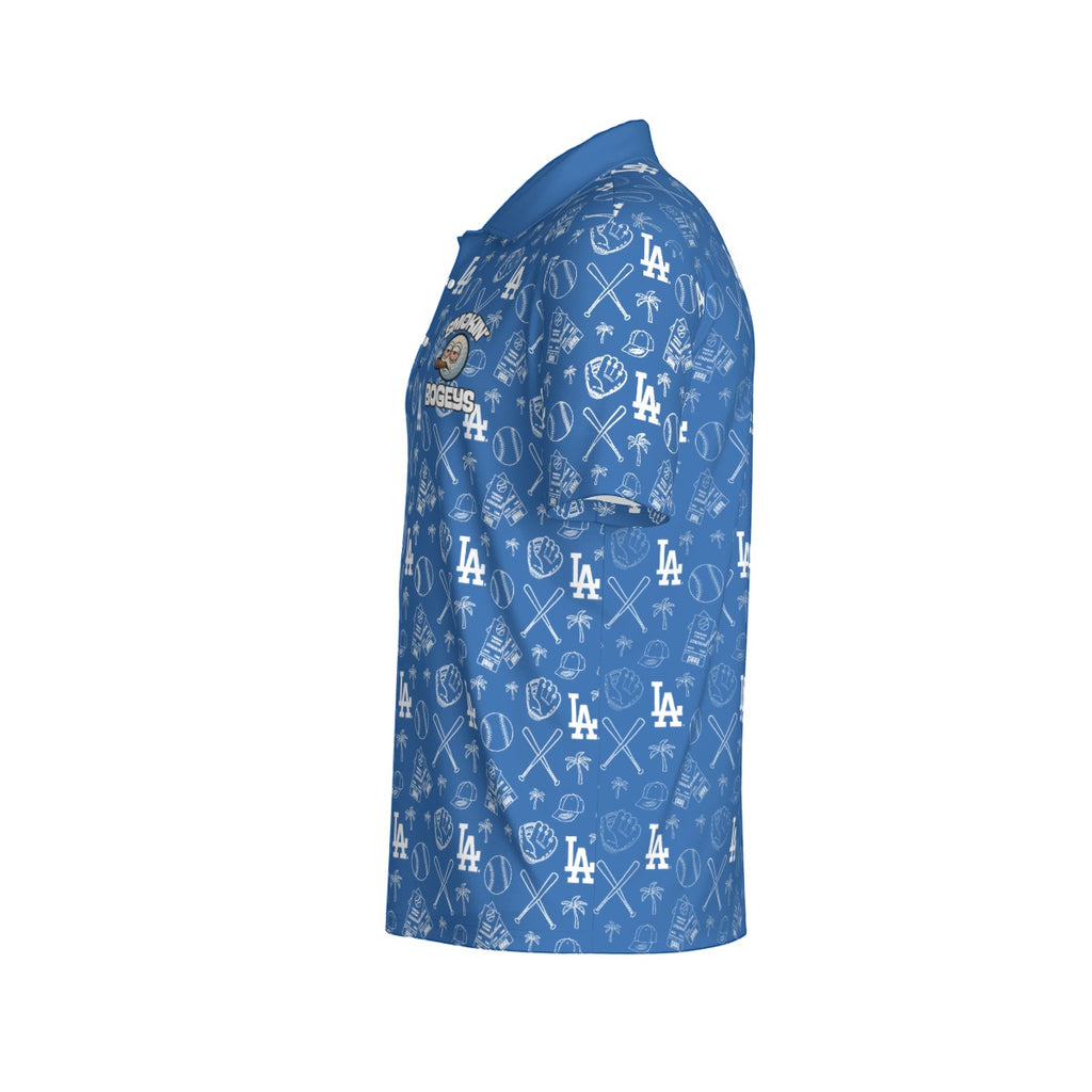 Dodgers x Smokin' Bogey's Print Men's Polo