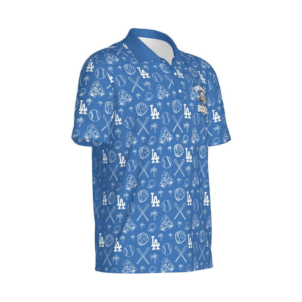 Dodgers x Smokin' Bogey's Print Men's Polo