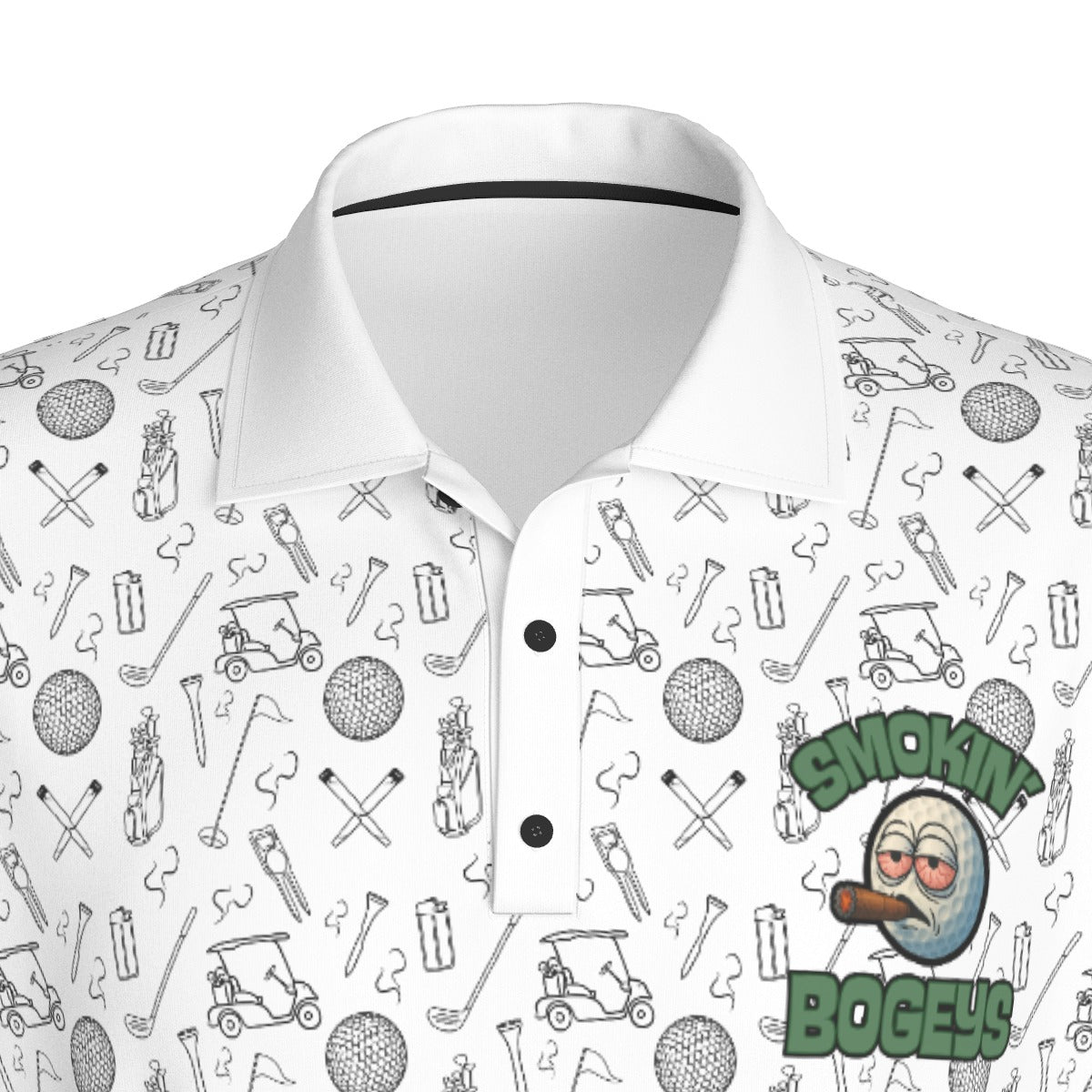 The Greens Kit Print Men's Polo