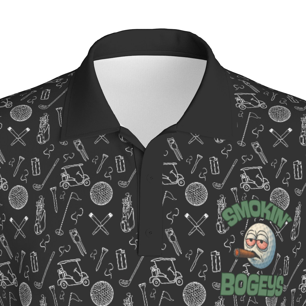 The Greens Kit Print Men's Polo