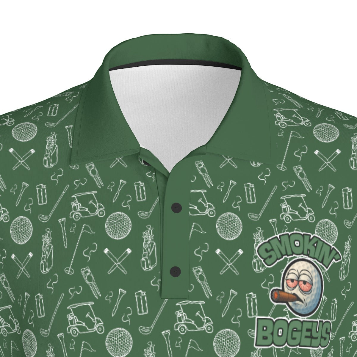 The Greens Kit Print Men's Polo